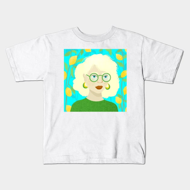 Nerdy Girl Kids T-Shirt by Salty Siren Studios